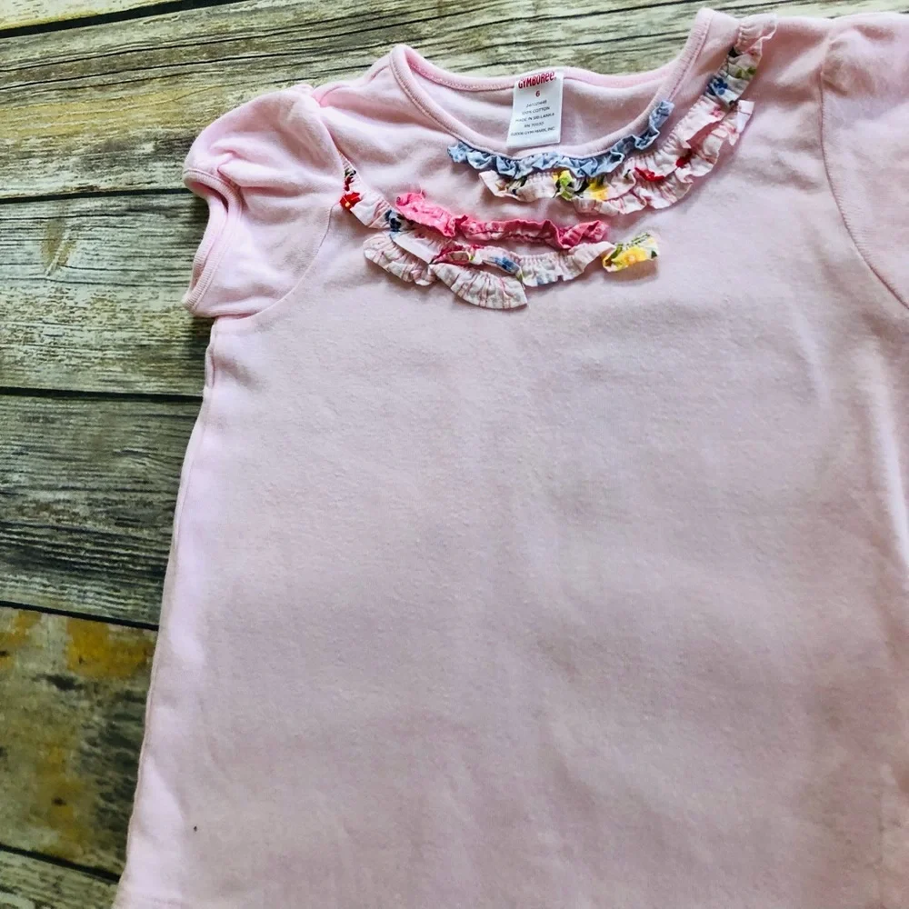 Vintage Gymboree light pink t! Size 6